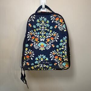 Vera Bradley Chandelier Floral Blue Lunch Bunch Bag Cooler